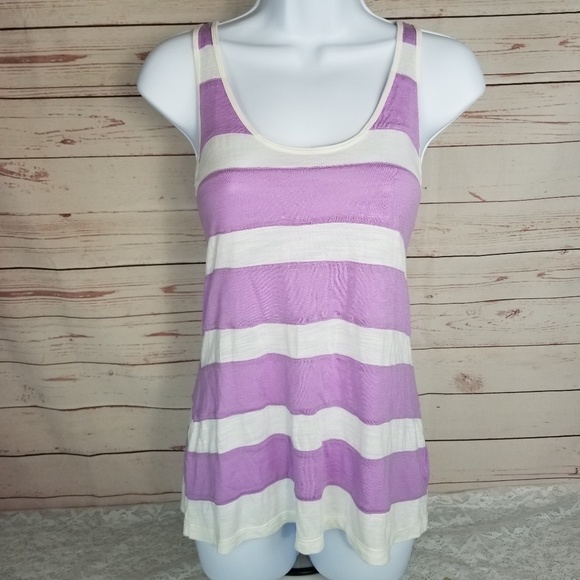 Women's Banana Republic S Racerback Tank Purple - Picture 1 of 8